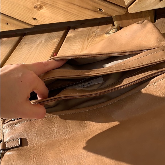 Nine West Unique Turquoise Woven ZigZag Handbag - Picture 8 of 8